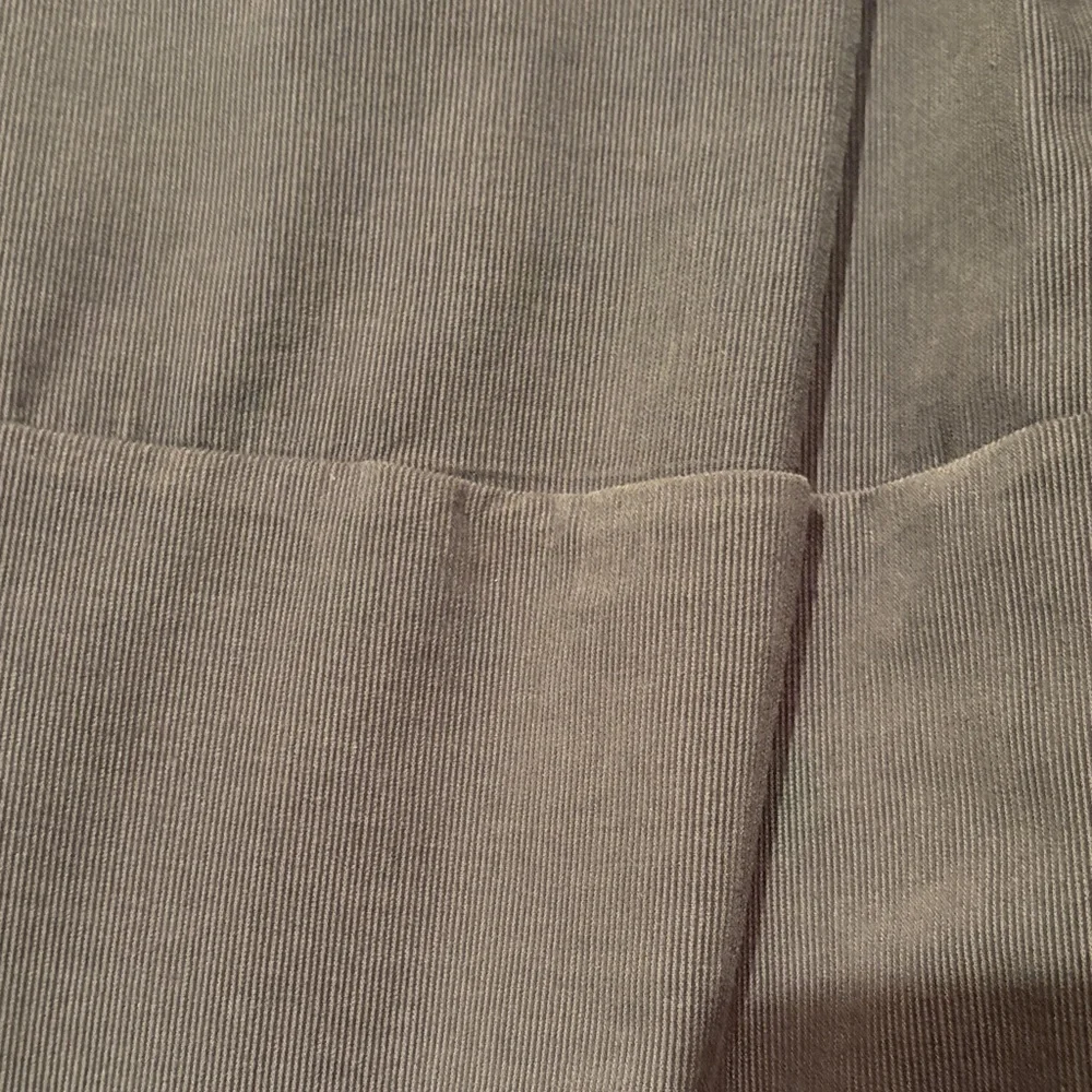 Chic blue gray corduroy mini dress. - Picture 2 of 3